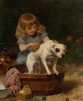 Schryver, Louis Marie de - Bath Day